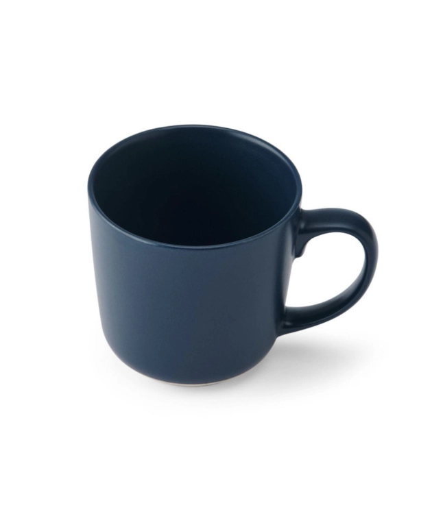 ciemnogranatowy kubek ceramiczny o pojemności 350 ml