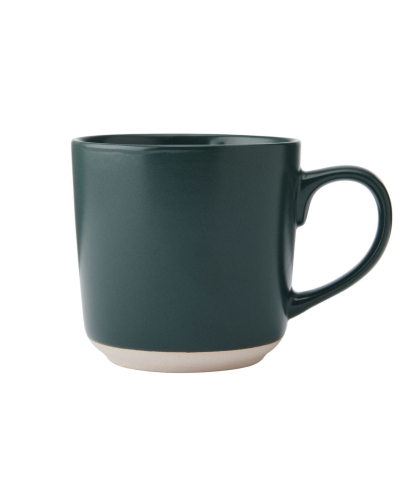 Ciemnozielony kubek ceramiczny o pojemności 350 ml