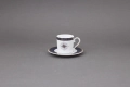marynistyczna filiżanka espresso z ćmielowskiej porcelany
