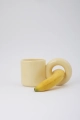 Kubek Ucho w kolorze bananowym Malwina Konopacka