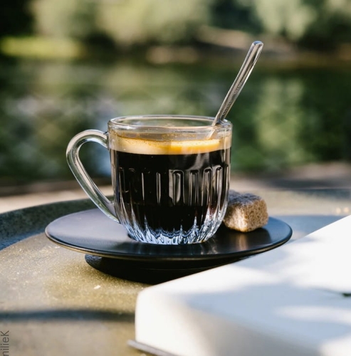 Ouessant Filiżanki do Espresso ze Spodkami 90 ml