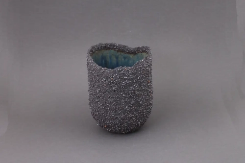 wazon kamionkowy black stone cerama studio