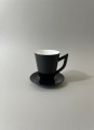 Filiżanka do espresso doppio czarna