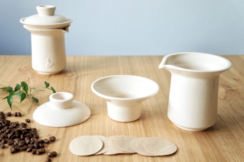 Slowpresso - porcelanowy zestaw do parzenia kawy