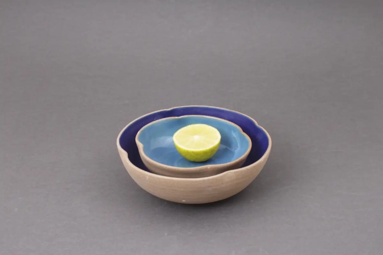 Miski kwiaty toczone na kole Ronja Ceramics