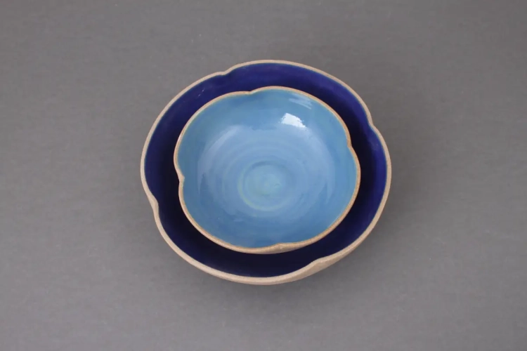 Miski kwiaty toczone na kole Ronja Ceramics