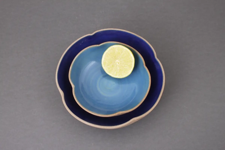 Miski kwiaty toczone na kole Ronja Ceramics