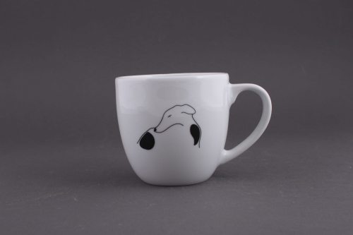 Kubek Fusku z uchem I z chartem 