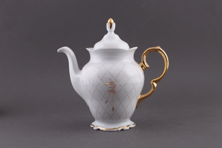 Imbryk Circus różowy Porcelana Krzysztof