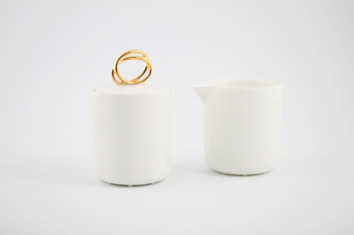 Cukiernica i mlecznik Twist Ende Ceramics