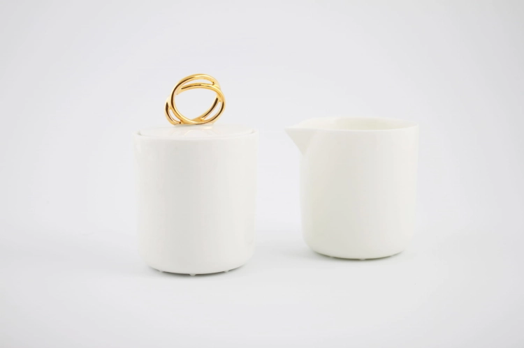 Cukiernica i mlecznik Twist Ende Ceramics