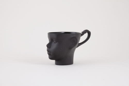 Kubek główka czarna Ende Ceramics