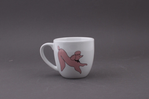 Kubek Fusku z uchem Pudle