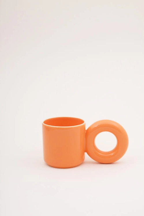 Kubek Ucho Orange Malwina Konopacka