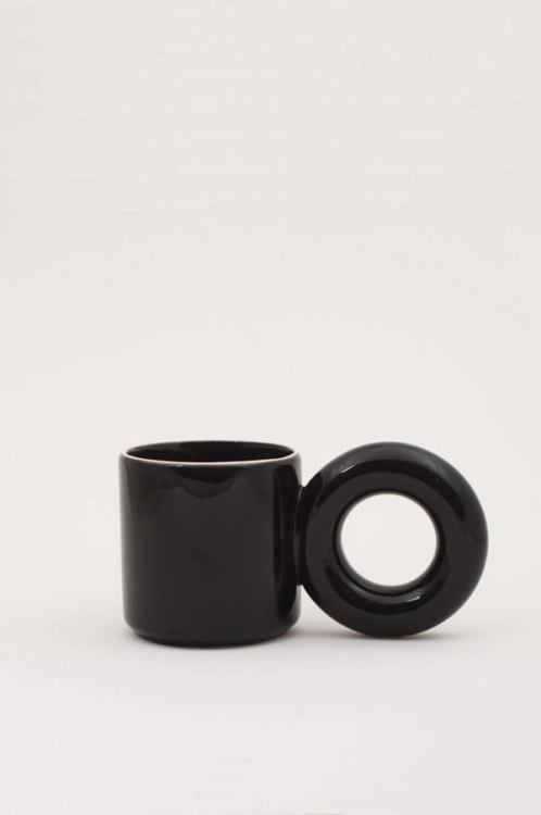 Kubek Ucho Black Malwina Konopacka