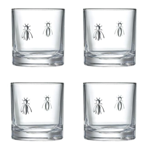 Szklanki do whisky pszczoła 4 sztuki