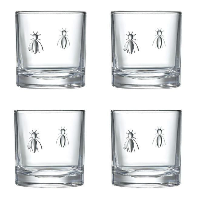 Szklanki do whisky pszczoła 4 sztuki